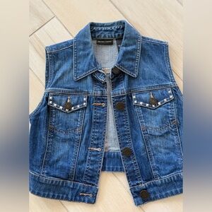 New York & Company Denim Vest